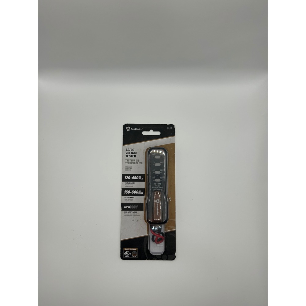 Southwire 40141S AC/DC Voltage Tester CAT III 600V Neon Indicator Electrical Too